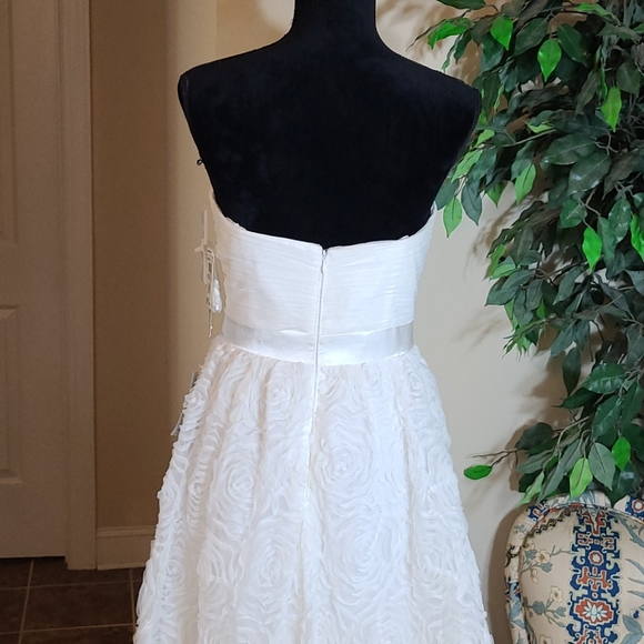 Stunning white strapless gown! - Picture 8 of 8